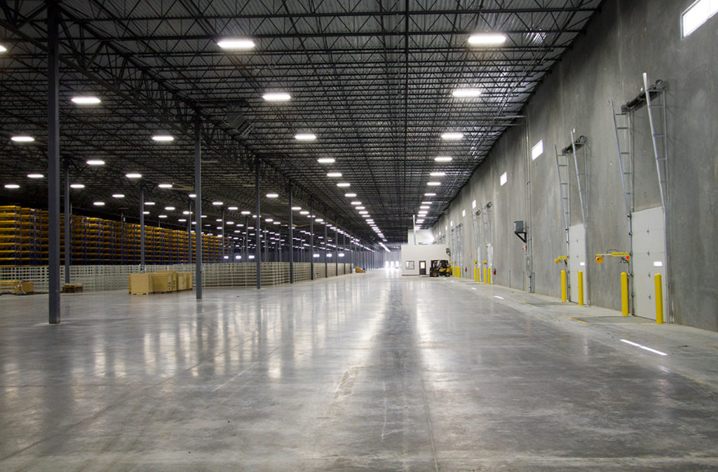 Edgerton 3PL warehouse located in Logistics Park Kansas City interior